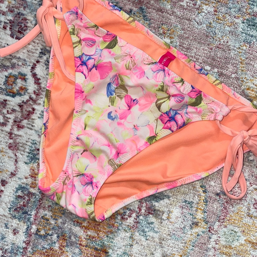 Victoria Secret’s Floral Tie Swim Bottom